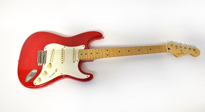 Lot 205 - FENDER; a Stratocaster electric guitar with...