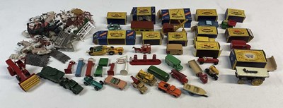 Lot 106 - MATCHBOX LESNEY; a small quantity of boxed and...