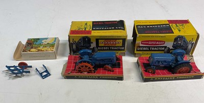 Lot 108 - BRITAINS; two boxed Britains tractors to...