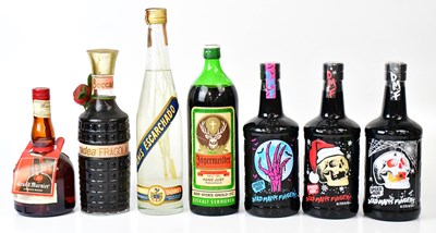 Lot 279 - Seven bottles of mixed spirits, comprising...