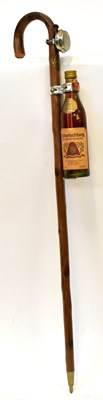 Lot 269 - SCHARLACHBERG; a branded walking cane with...