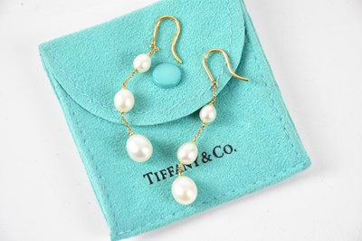 Lot 252 - ELSA PERETTI FOR TIFFANY & CO; a pair of 18ct...