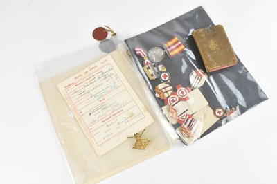 Lot 1310 - A collection of British Red Cross WWII medals...
