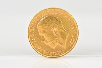 Lot 529 - A George V full sovereign, 1911.