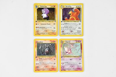 Lot 1620 - POKÉMON; a group of four first edition Black...