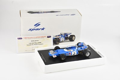 Lot 1676 - JACKIE STEWART; a signed diecast model 1969...