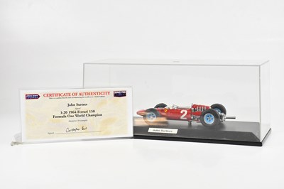 Lot 1672 - JOHN SURTEES; a signed diecast model 1964...