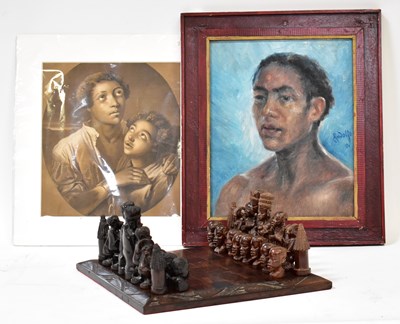 Lot 395 - FRANCIS RUDOLPH (1921-2005); oil on canvas,...