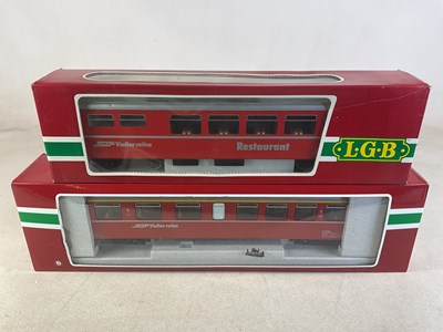 Lot 165 - LGB; 31523 1st class passenger coach, and 3068...