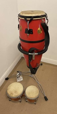 Lot 347 - MEINL; Headliner percussion bongo drum, with...