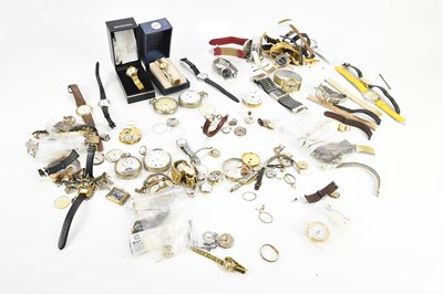 Lot 1111 - A miscellany of pocket watches and...