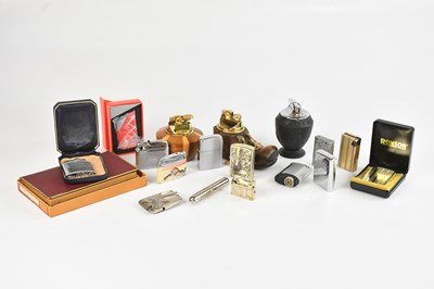 Lot 1264 - A collection of cigarette lighters comprising...