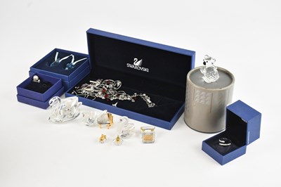 Lot 765 - SWAROVSKI; a collection of jewellery including...