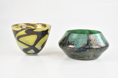 Lot 1609 - A decorative Scottish art glass bowl and a...