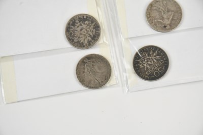 Lot 673 - A group of Netherlands 1 gulden coins dated...