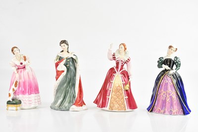 Lot 1391 - ROYAL DOULTON; a group of four 'Queens of the...