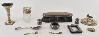 Lot 1194 - A group of 925 silver, hallmarked silver and...