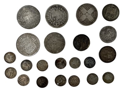 Lot 1653 - Various pre-1920s UK silver coins, mostly...
