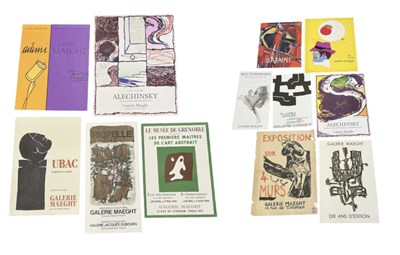 Lot 301 - Twelve assorted vintage French Galerie Maeght...