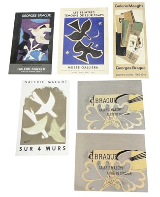 Lot 303 - GEORGES BRAQUE (French, 1882-1963); six...