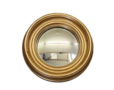 Lot 91 - A small 19th century circular gilt framed...