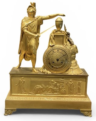 Lot 134 - A mid to late 19th century French Empire style...