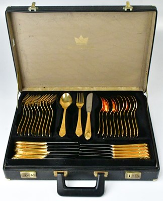 Lot 556 - CROWN COLLECTION; a black briefcase containing...