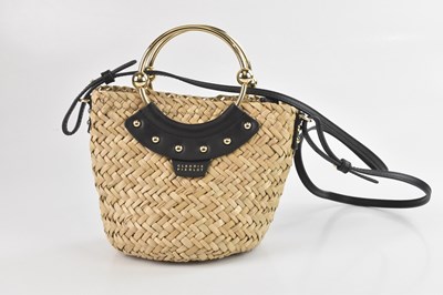 Lot 1452 - CLAUDIE PIERLOT; a straw wicker Abeille mini...