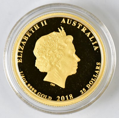 Lot 602 - PERTH MINT; an Elizabeth II 1/4oz gold proof...