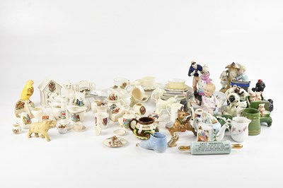 Lot 1464 - A collection of crested china, various models...