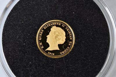 Lot 603 - HARRINGTON & BYRNE; a gold proof quarter...