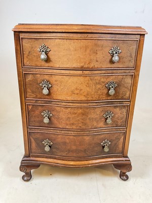 Lot 732 - A miniature chest of drawers 69cm h x 48cm w x...