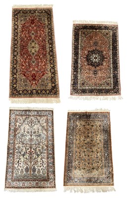 Lot 100 - Four Middle Eastern mid 20th century rugs...