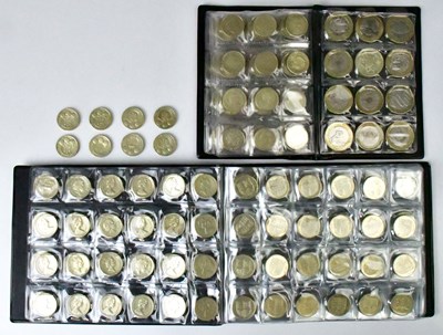 Lot 612 - A collection of UK commemorative £1 and £2 coins.