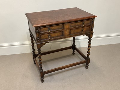 Lot 3 - A plated canteen of flatware, in a 1920s table...