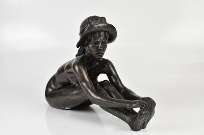 Lot 1274 - TOM GREENSHIELDS (1915-1994); a cold cast...