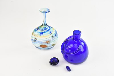 Lot 1585 - ERIK HOGLUND; a glass decanter and stopper,...