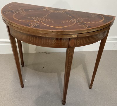 Lot 1084 - An Edwardian Sheraton revival mahogany...