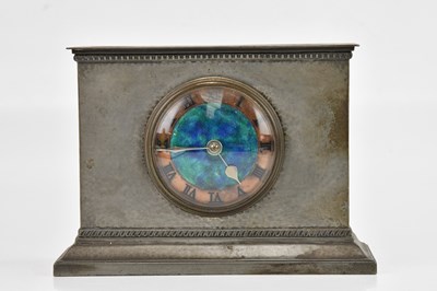 Lot 125 - ARCHIBALD KNOX FOR TUDRIC; a pewter eight day...