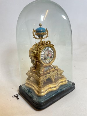 Lot 628 - A late 19th century French gilt metal and...