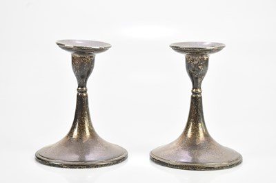 Lot 181 - WILLIAM AITKEN; a pair of George V hallmarked...