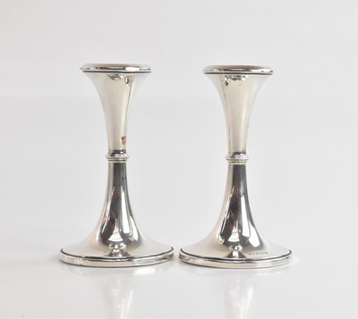 Lot 163 - A pair of George V hallmarked silver...