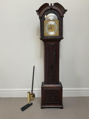 Lot 1172 - MACCLESFIELD SCHOOL OF CARVNG; a carved oak...