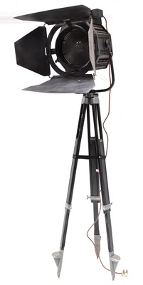 Lot 99 - A studio spot lamp with associated tripod.