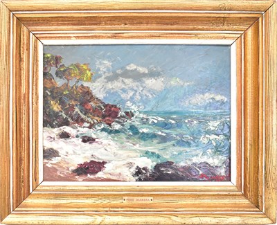 Lot 390 - PERE MANERA (Spanish 20th century); oil on...