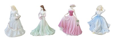 Lot 675 - COALPORT; four modern limited edition...