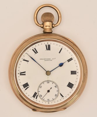 Lot 1675 - PRESTONS LTD OF BOLTON; a 9ct yellow gold open...