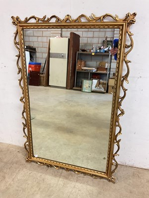 Lot 723 - A large gilt mirror overall 120cm h x 80cm w