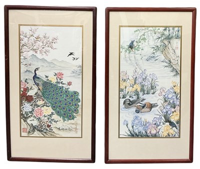 Lot 1086 - WEI TSENG YANG; two prints, 'The Tranquility...