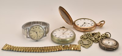 Lot 1705 - A group of miscellaneous pocket watches,...